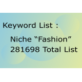 Keyword List Niche Fashion 281698 Total List
