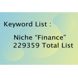 Keyword List Niche Finance 229359 Total List