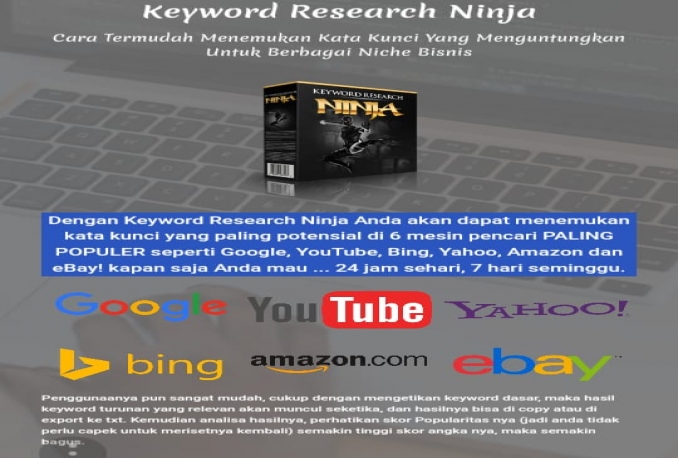 Keyword Research Ninja Software untuk Riset Keyword