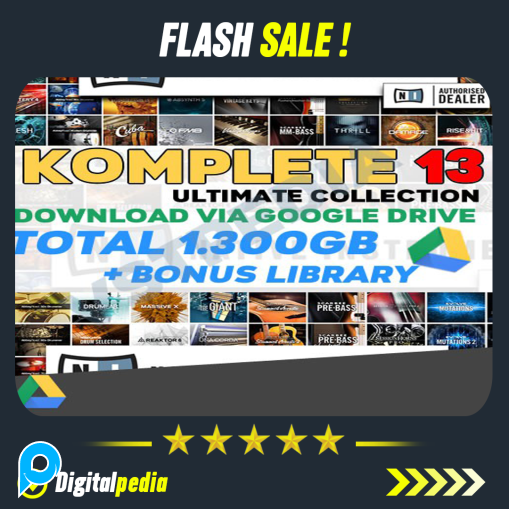 KOLEKSI KOMPLETE 13 ULTIMATE COLLECTION PREMIUM BONUS LIBRARY NATIVE INSTRUMENTS KONTAKT GUITAR RIG