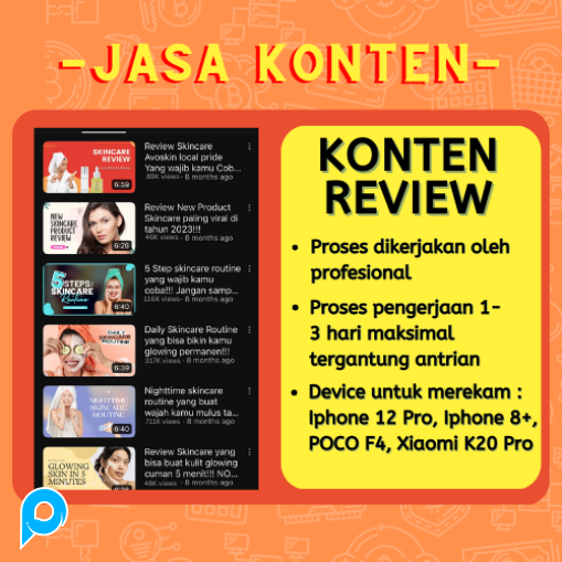 Konten Video Youtube Berkualitas / REVIEW PRODUK sesuai request