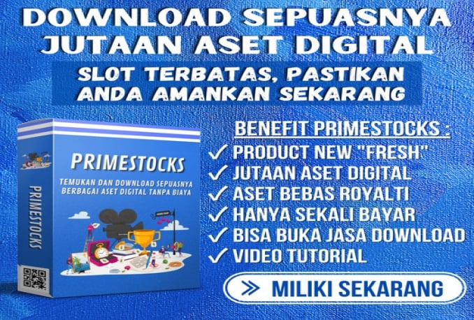[lagi promo] Akun PrimeStocks Pro Unlimited Download Stok Aset Digital sepuasnya