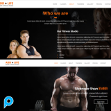 Landing Page gym