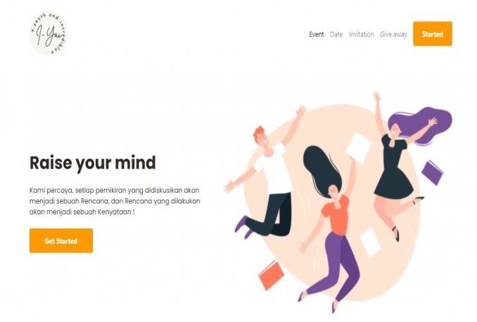 landing page informasi dan penjualan
