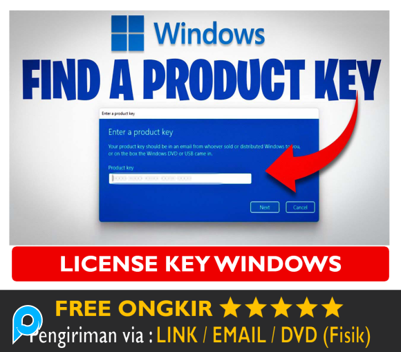 License Serial Key Windows 10 / 11 Pro Original Retail Online Digital Activation Aktivasi