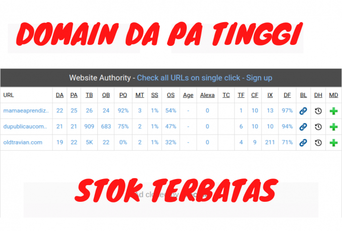 List 40 Expired Domain DA PA Tinggi