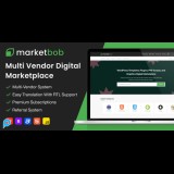 Marketbob - Multi-Vendor Digital Marketplace (SAAS)Digital Product Download Marketplace - Script Jua
