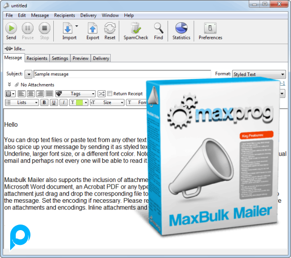 MaxBulk Mailer PRO Full License Developer, Software untuk Mengirim Email Secara Massal