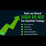 Menaikkan peringkat Anda dengan Paket Backlink 80 Mix Seo Manual
