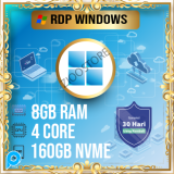 [MURAH!!!] RDP VPS Full Administrator 4CORE 8GB RAM