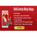 Native Restaurant Food Delivery & Ordering System With Delivery Boy - Android