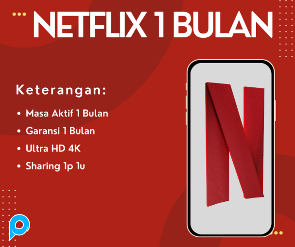 Netflix Premium - 1 Bulan