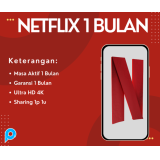 Netflix Premium - 1 Bulan