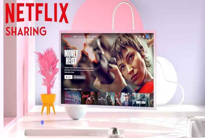 Netflix Premium UHD 4K 1 Bulan Share Full Garansi