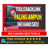 No Hands SEO Full Version Software Pembuat Backlink Indexer Website Otomatis Automated PING Tools Pr