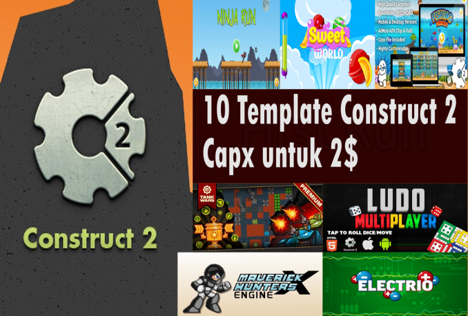 Paket 10 Template Game Construct 2 Format Capx