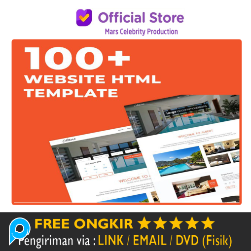 Paket 100 Template HTML Website Dashboard Admin Premium Original Theme