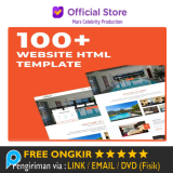 Paket 100 Template HTML Website Dashboard Admin Premium Original Theme