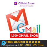 Paket 1000 Akun Gmail Ekor 1 Induk G-MAIL Utama Bergaransi Account GMAIL Ekor Random Username