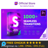 Paket 1000 Transition Pack for Premiere Pro Windows Mac OS Full Version Lifetime