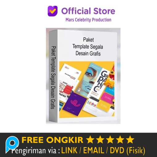 Paket 1000+ Tutorial Desain Cetak Plus Template Undangan Banner Kartu Nama Logo Kalender dll