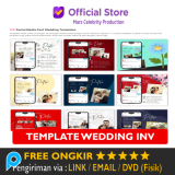Paket 1.250+ Template Wedding Invitation Undangan Pernikahan Canva Video Animasi