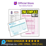 Paket 260+ Template Desain Struk Nota Invoice Pembelian Format CDR Siap Edit