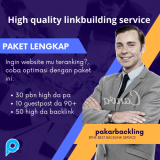 Paket 30 PBN, 10 Guest Post da 90+, 50 High Pr, dan 8 Edu Backlink