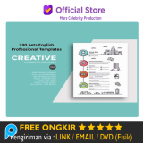 Paket 330 Resume Template CV Lamaran Kerja Microsoft Word - 330 Sets English Professional
