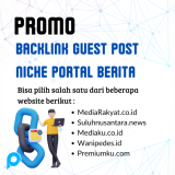 Paket 5 Backlink Artikel Guest Post Portal Berita