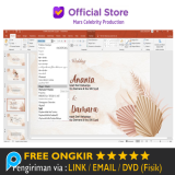 Paket 730 File Template Undangan Pernikahan Digital Video Wedding Power Point PPT