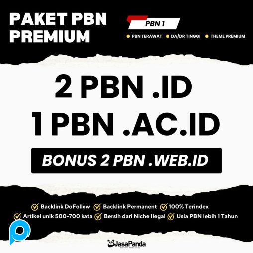 PAKET BACKLINK PBN PREMIUM - PAKET 1