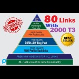 Paket Backlink Pyramid 80 Link +2000 backlink SEO Tier-3 untuk Meningkatkan peringkat teratas Anda D
