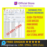 Paket Database Import 50.600 Item IPOS 4 IPOS 5 Data Produk Indonesia Program Kasir Toko IPOS4 IPOS5