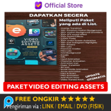 Paket Designer Video Editor Asset Editting Terlengkap Siap Pakai Desain Adobe Premiere AE Capcut Dav