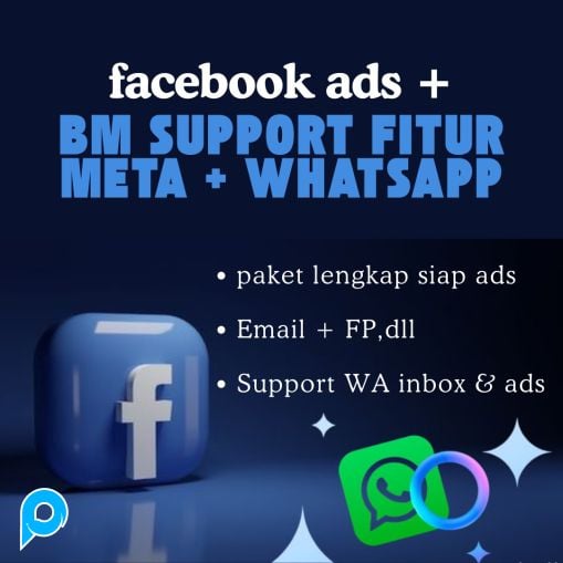 [PAKET] FB + BM + Halaman Fitur WA + Nomor WA (Siap Pakai)