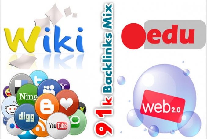 Paket Lengkap 91,000 backlink mix of wiki, social, dofollow and web 2.0