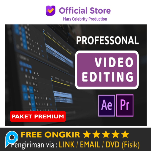 Paket Lengkap Editor Editing Video & Foto Professional for Premiere PRO After Effect & Photoshop Pre