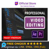 Paket Lengkap Editor Editing Video & Foto Professional for Premiere PRO After Effect & Photoshop Pre