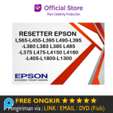 Paket Resetter Epson Printer L380 L383 L385 L485 RESET Print