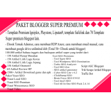 Paket Super Blogger (Harga Super Murah)