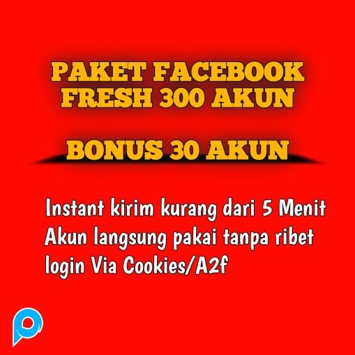 PARTAI 150 AKUN FB FRESH TEMAN 300 san | A2F+EMAIL+MP