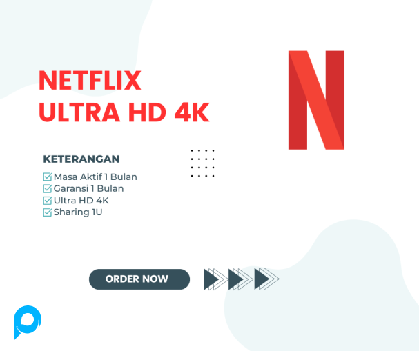 Premium Netflix 1 Bulan 1 Profile 1 User