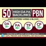 Premium Website Super fast web 2.0 50 pbn unique 50 site