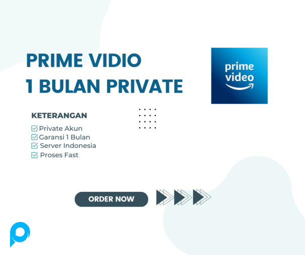PRIME VIDEO / AMAZON 1 MONTH PRIVATE TANPA VPN FULLGARANSI 100%