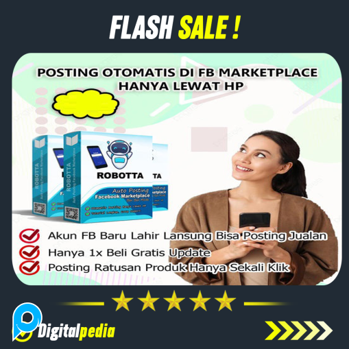 PROGRAM AUTO UPLOAD OTOMATIS FACEBOOK MARKETPLACE MP POSTING MELALUI HP HANDPHONE ANDROID SOFTWARE A