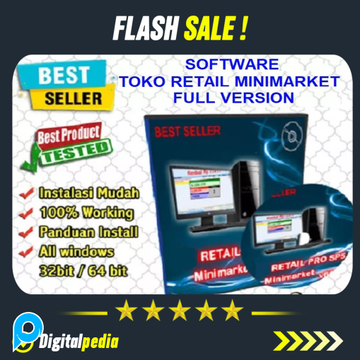 PROGRAM KASIR TOKO MINIMARKET RETAIL GROSIR SWALAYAN FULL VERSION SOFTWARE APLIKASI