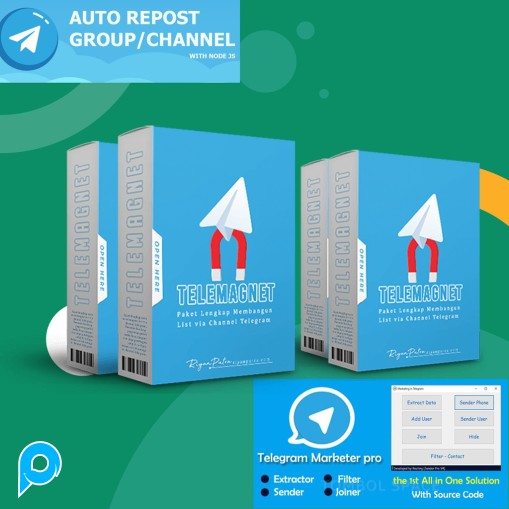 PROMO - TeleMagnet, Telegram Marketing Pro, Auto Repost Telegram ke Grup/Channel Premium