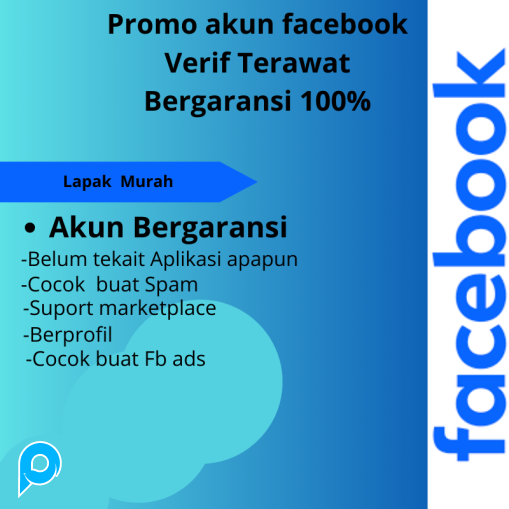 Promo 1 Akun Facebook fb Fresh murah komplit foto Profil cocok untuk ads, spam, dll. Bergaransi 100%