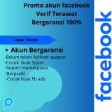 Promo 1 Akun Facebook fb Fresh murah komplit foto Profil cocok untuk ads, spam, dll. Bergaransi 100%
